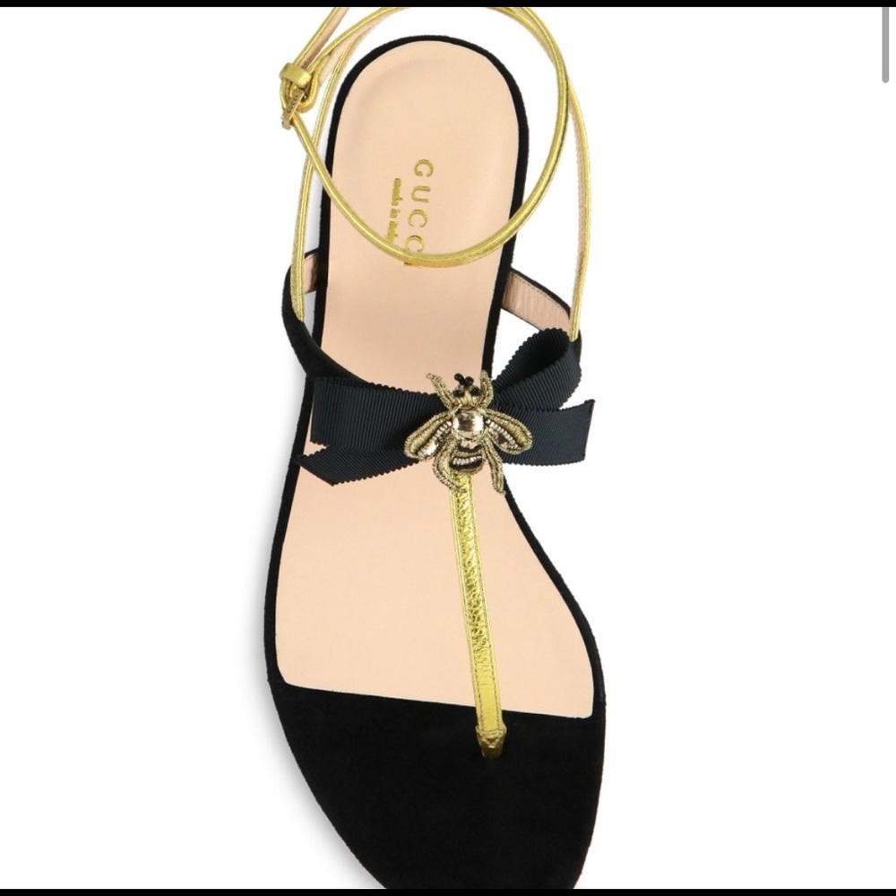 Gucci Bow bumblebee sandals